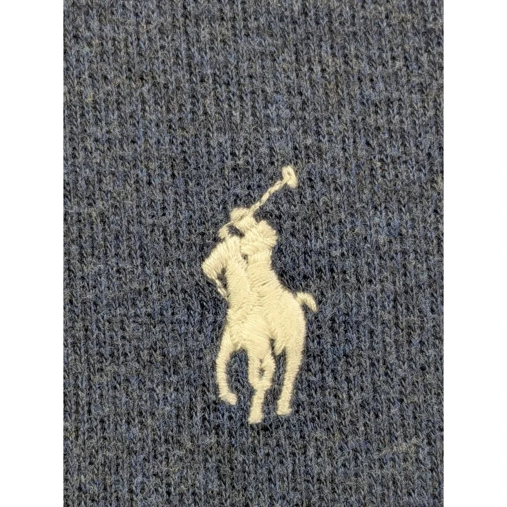 Polo Ralph Lauren Performance Mens XL Full Zip Sweatshirt Navy Blue Heather